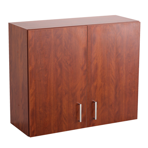 Modular Wall Cabinet, 30" H x 36" W x 15" D, 1 Shelves, Melamine, Mahogany EastCoast Offshore Supplies