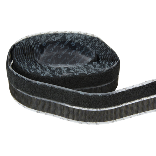 Attache, Boucle et crochet, 15' x 3/4", Adh&eacute;sif, Noir EastCoast Offshore Supplies