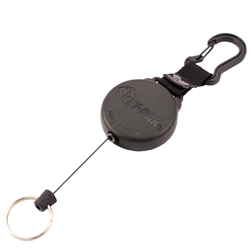 Securit Retractable Key Holder, Polycarbonate, 28" Cable, Carabiner Attachment EastCoast Offshore Supplies