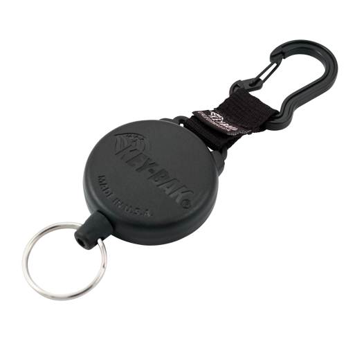 Securit Retractable Key Holder, Polycarbonate, 28" Cable, Carabiner Attachment EastCoast Offshore Supplies