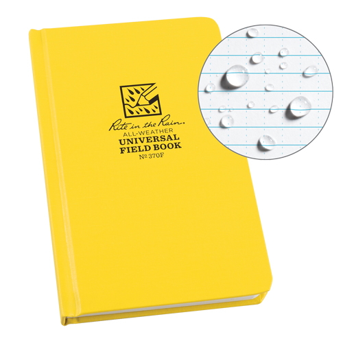 Bound Book, Hard Cover, Yellow, 160 Pages, 4-5/8" W x 7-1/4" L EastCoast Offshore Supplies