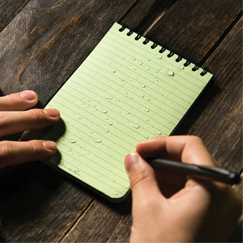 Pocket Top-Spiral Notebook, Soft Cover, Green, 100 Pages, 4" W x 6" L EastCoast Offshore Supplies