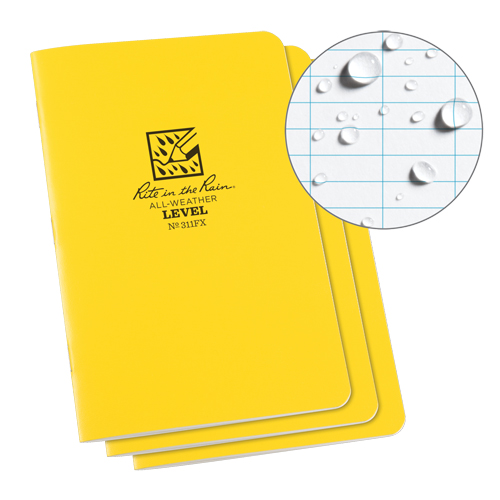 Carnet de notes, Couverture souple, Jaune, 48 Pages, 4-5/8" , 7"  EastCoast Offshore Supplies