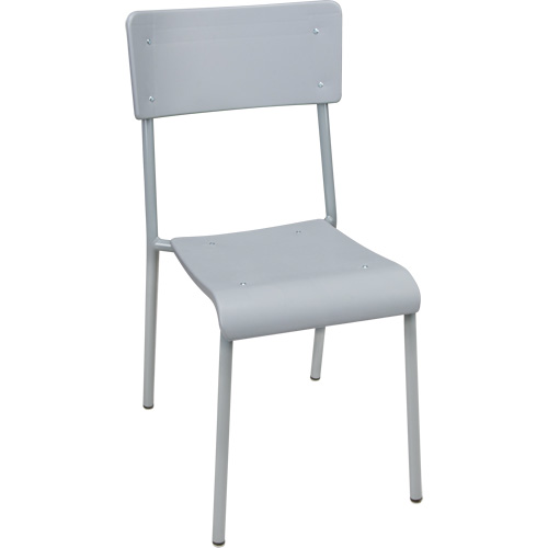 Ventura Stacking Chair, Polypropylene, 36" High, 300 lbs. Capacity, Grey EastCoast Offshore Supplies
