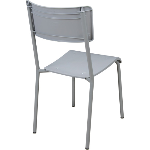 Ventura Stacking Chair, Polypropylene, 36" High, 300 lbs. Capacity, Grey EastCoast Offshore Supplies