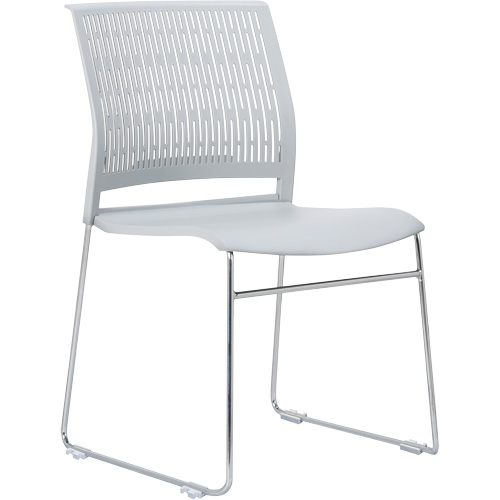 Activ Series Stacking Chairs, Polypropylene, 32-3/8" High, 275 lbs. Capacity, Grey EastCoast Offshore Supplies
