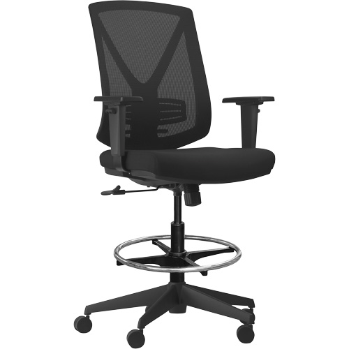 Activ Series Synchro-Tilt Adjustable Chair, Fabric/Mesh, Black, 275 lbs. Capacity EastCoast Offshore Supplies