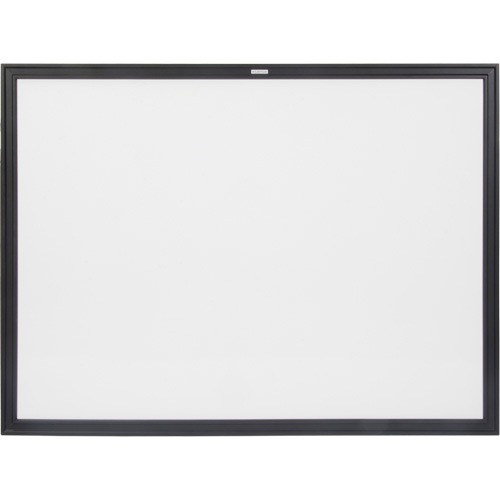 Tableau blanc &agrave; cadre MDF noir, Effacement &agrave; sec/Magn&eacute;tique, 48" la x 36" h EastCoast Offshore Supplies