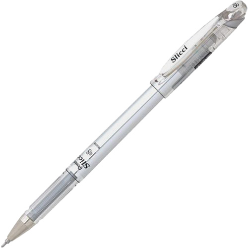 Stylo gel m&eacute;tallique Slicci, Argent, 0,8 mm EastCoast Offshore Supplies