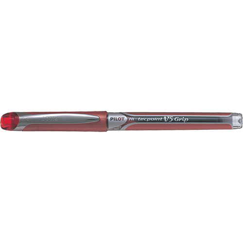 Hi-Tecpoint Grip Pen, Red, 0.5 mm EastCoast Offshore Supplies