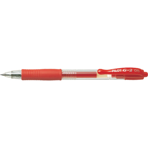G2 Gel Pen, Red, 0.7 mm, Retractable EastCoast Offshore Supplies