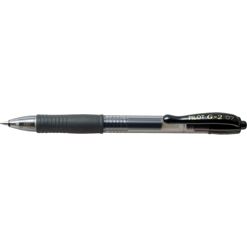 Stylo &agrave; encre gel G2, Noir, 0,7 mm, R&eacute;tractable EastCoast Offshore Supplies