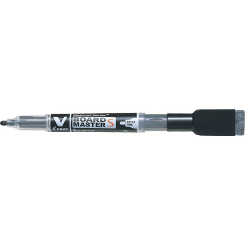 Marqueur effaçable &agrave; sec Vboard Master S avec efface, Bleu, Pointe Fin EastCoast Offshore Supplies