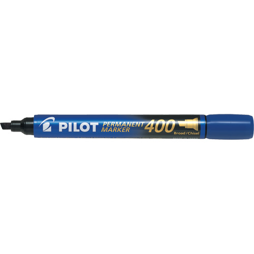 Marqueur permanent 400, Bleu, Pointe Ciseau EastCoast Offshore Supplies