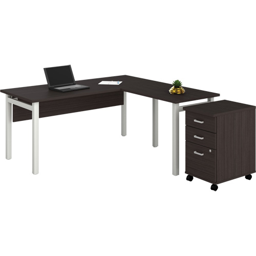 Newland "L" Shaped Desk with Pedestal EastCoast Offshore Supplies