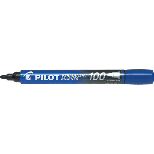 Marqueur permanent s&eacute;rie 100, Bleu, Pointe Ronde EastCoast Offshore Supplies