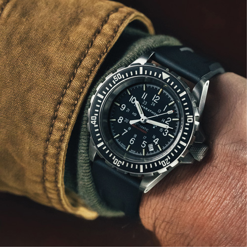 Grande montre automatique de plong&eacute;e, Num&eacute;rique, &agrave; piles, 41 mm, Noir EastCoast Offshore Supplies