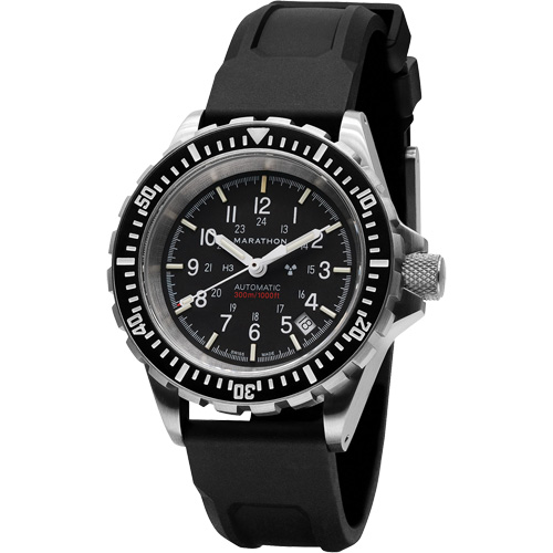 Grande montre automatique de plong&eacute;e, Num&eacute;rique, &agrave; piles, 41 mm, Noir EastCoast Offshore Supplies