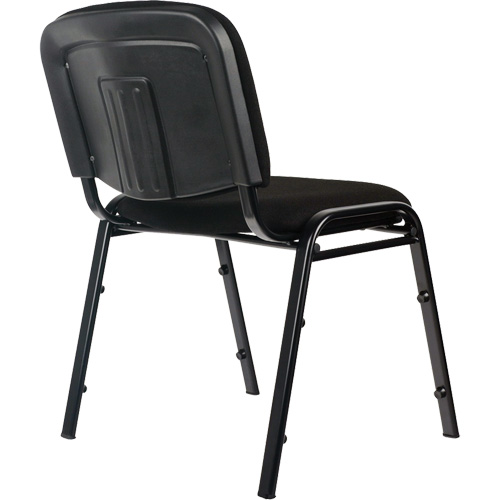 Stacking Chairs, Fabric, 32" High, 250 lbs. Capacity, Black EastCoast Offshore Supplies