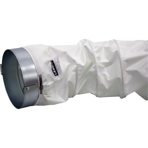 White 12" x 12' Distribution Ducting Kit, Adapter & Clamp EastCoast Offshore Supplies