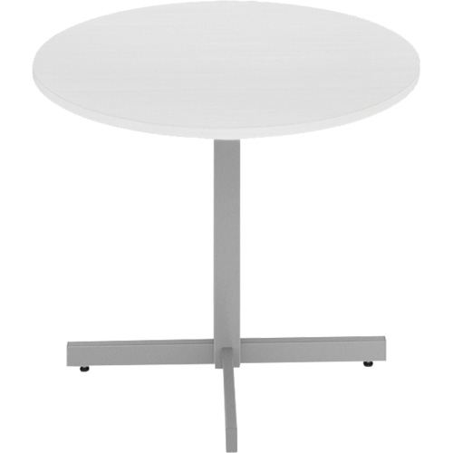 Table ronde &agrave; hauteur r&eacute;glable Newland, 36" lo x 36" la x 29" h, Dessus de 1", Stratifi&eacute;/Polypropyl&egrave;ne, Blanc EastCoast Offshore Supplies