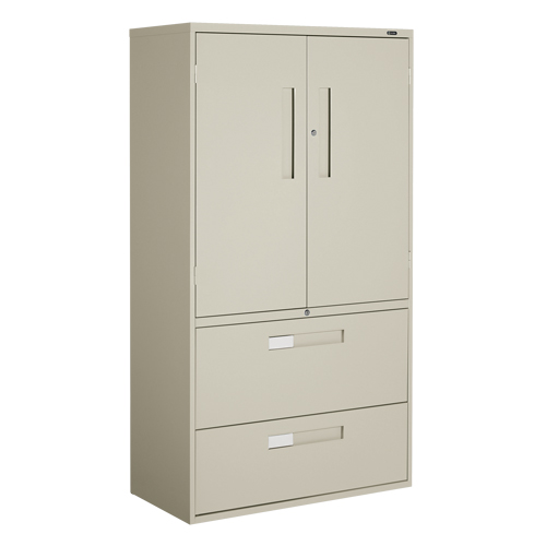 Armoire Multi-Stor, Acier, 3 Tablettes, 65-1/4" h x 36" la x 18" P, Beige EastCoast Offshore Supplies