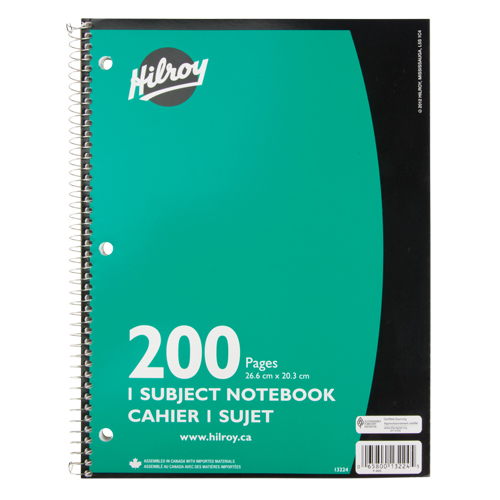 1 Subject Spiral Notebook EastCoast Offshore Supplies