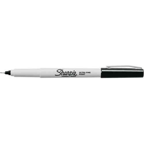 Marqueur Pro Industrial, Noir, Pointe Ultra fin EastCoast Offshore Supplies