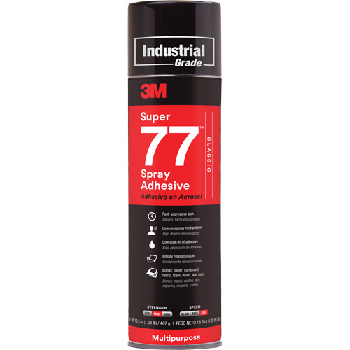 Super 77 Spray Adhesive, Clear, Aerosol Can EastCoast Offshore Supplies