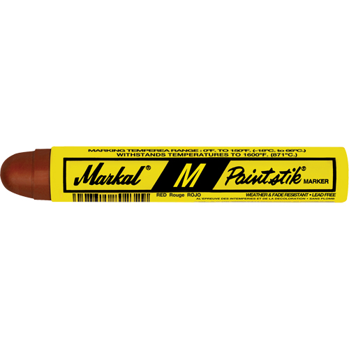 B&acirc;ton de peinture M Paintstick pour traitement &agrave; chaud, B&acirc;ton plein, Rouge EastCoast Offshore Supplies