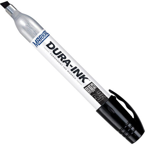 Dura-Ink&reg; Markers - #25 Felt-Tip, Black, Chisel Tip EastCoast Offshore Supplies