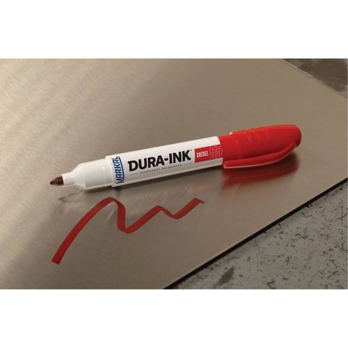 Marqueur Dura-Ink no 55, Rouge, Pointe Ciseau EastCoast Offshore Supplies
