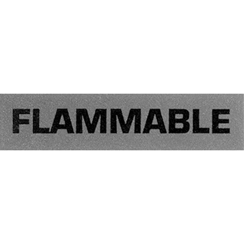 "Flammable" Special Handling Labels, 5" L x 2" W, Black on Red EastCoast Offshore Supplies