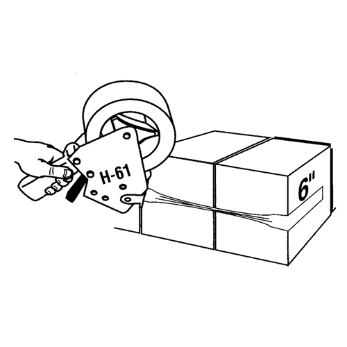 Stretchable Tape, 5 mils Thick, 38.1 mm (1-1/2") x 55 m (180')  EastCoast Offshore Supplies