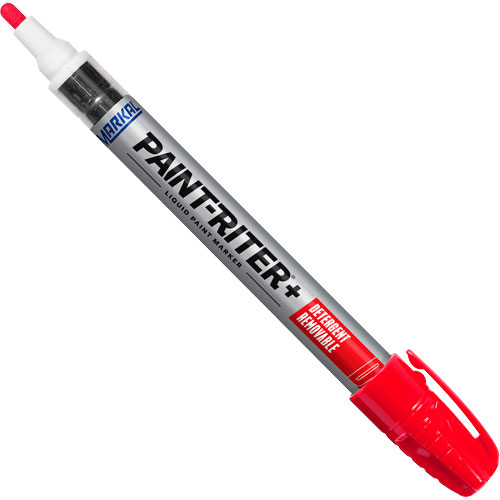 Paint-Riter&reg;+ Detergent Removable Paint Marker, Liquid, Red EastCoast Offshore Supplies