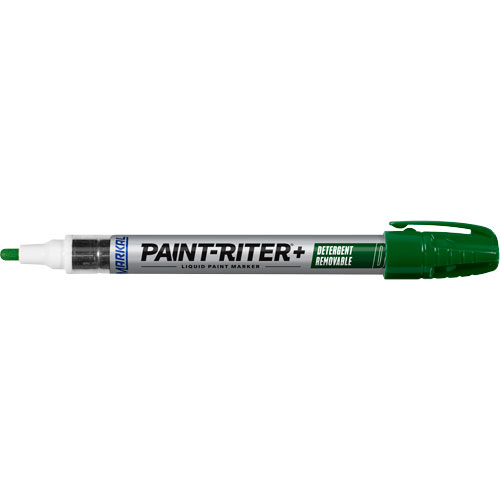 Marqueur &agrave; peinture nettoyable au d&eacute;tergent Paint-Riter+, Liquide, Vert EastCoast Offshore Supplies
