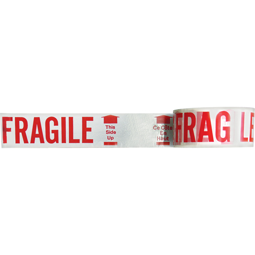 Bilingual Printed Tape – Fragile This Side Up , Red on White EastCoast Offshore Supplies