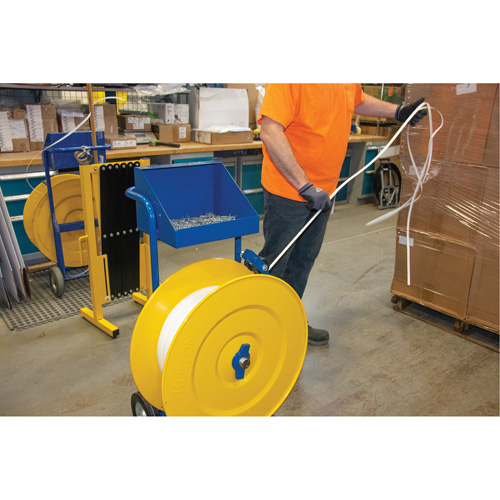 Distributeur de feuillards, Feuillard Polyester/Acier/Polypropyl&egrave;ne, Dia de noyau 16"/8", largeur de rouleau 3"/8"/6" EastCoast Offshore Supplies