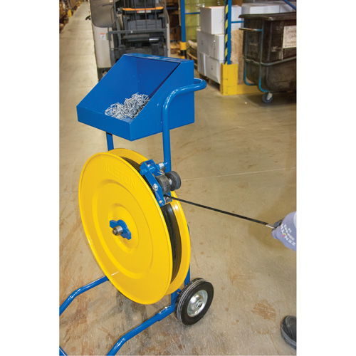 Distributeur de feuillards, Feuillard Polyester/Acier/Polypropyl&egrave;ne, Dia de noyau 16"/8", largeur de rouleau 3"/8"/6" EastCoast Offshore Supplies