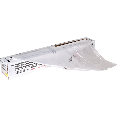 Feuille de protection contre l'exc&egrave;s de projection, 400' lo x 12' la, Plastique EastCoast Offshore Supplies