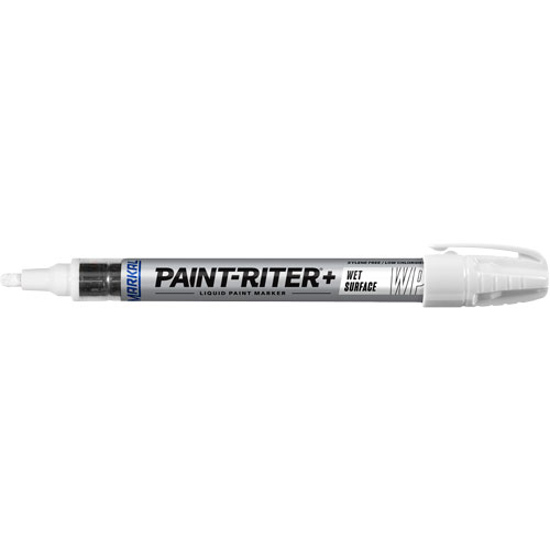 Marqueur &agrave; peinture pour surfaces humides Paint-Riter+, Liquide, Blanc EastCoast Offshore Supplies