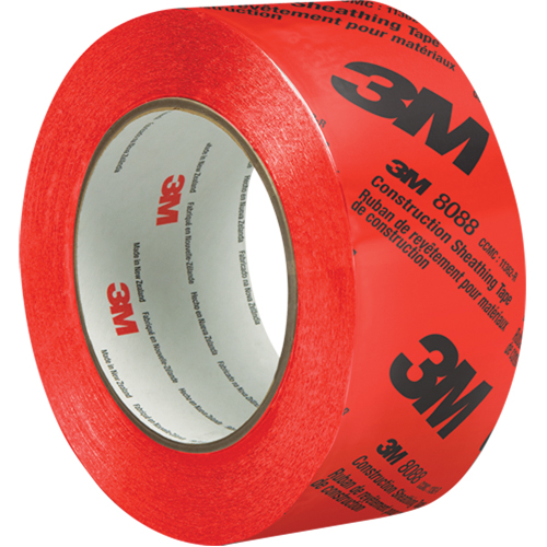 Construction Sheathing Tape 8088, 60 mm (2-3/8") x 66 m (216'), Red EastCoast Offshore Supplies