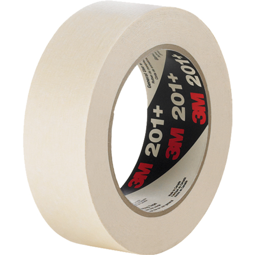 201+ General Use Masking Tape, 12 mm (1/2") x 55 m (180'), Tan EastCoast Offshore Supplies