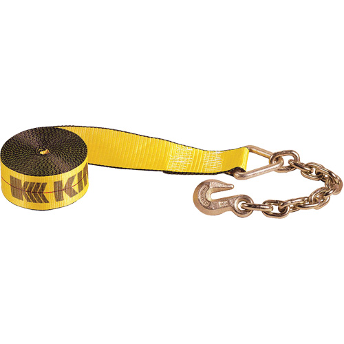Winch Strap with Chain Anchor EastCoast Offshore Supplies