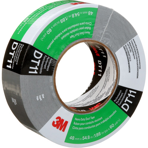 DT11 Heavy-Duty Duct Tape, 11 mils, Silver, 48 mm (2") x 55 m (180') EastCoast Offshore Supplies