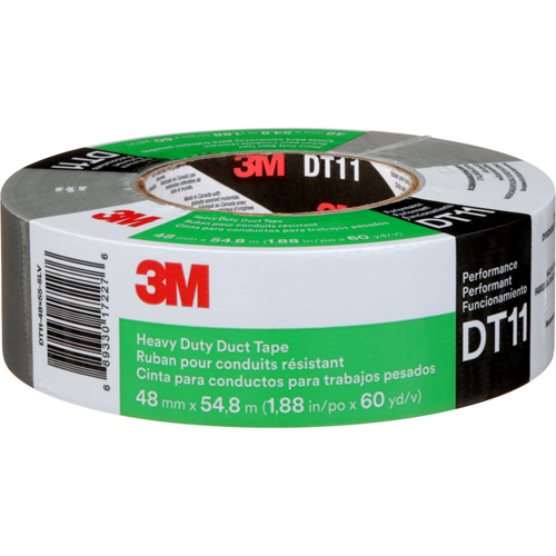 DT11 Heavy-Duty Duct Tape, 11 mils, Silver, 48 mm (2") x 55 m (180') EastCoast Offshore Supplies