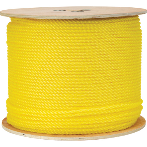 1/4" Braided Yellow Rope, Polypropylene, 1300' EastCoast Offshore Supplies