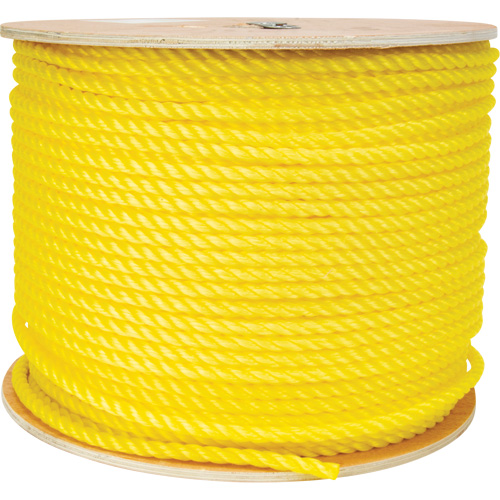 3/8" Braided Yellow Rope, Polypropylene, 630' EastCoast Offshore Supplies
