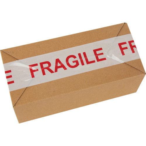 Ruban d'emballage Fragile, Adh&eacute;sif Thermofusible, 2 mils, 48 mm (2") x 100 m (328') EastCoast Offshore Supplies