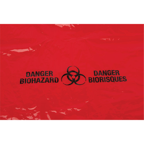 Sacs &agrave; d&eacute;chets, Biorisque, 50" lo x 37" la, 2 mils EastCoast Offshore Supplies